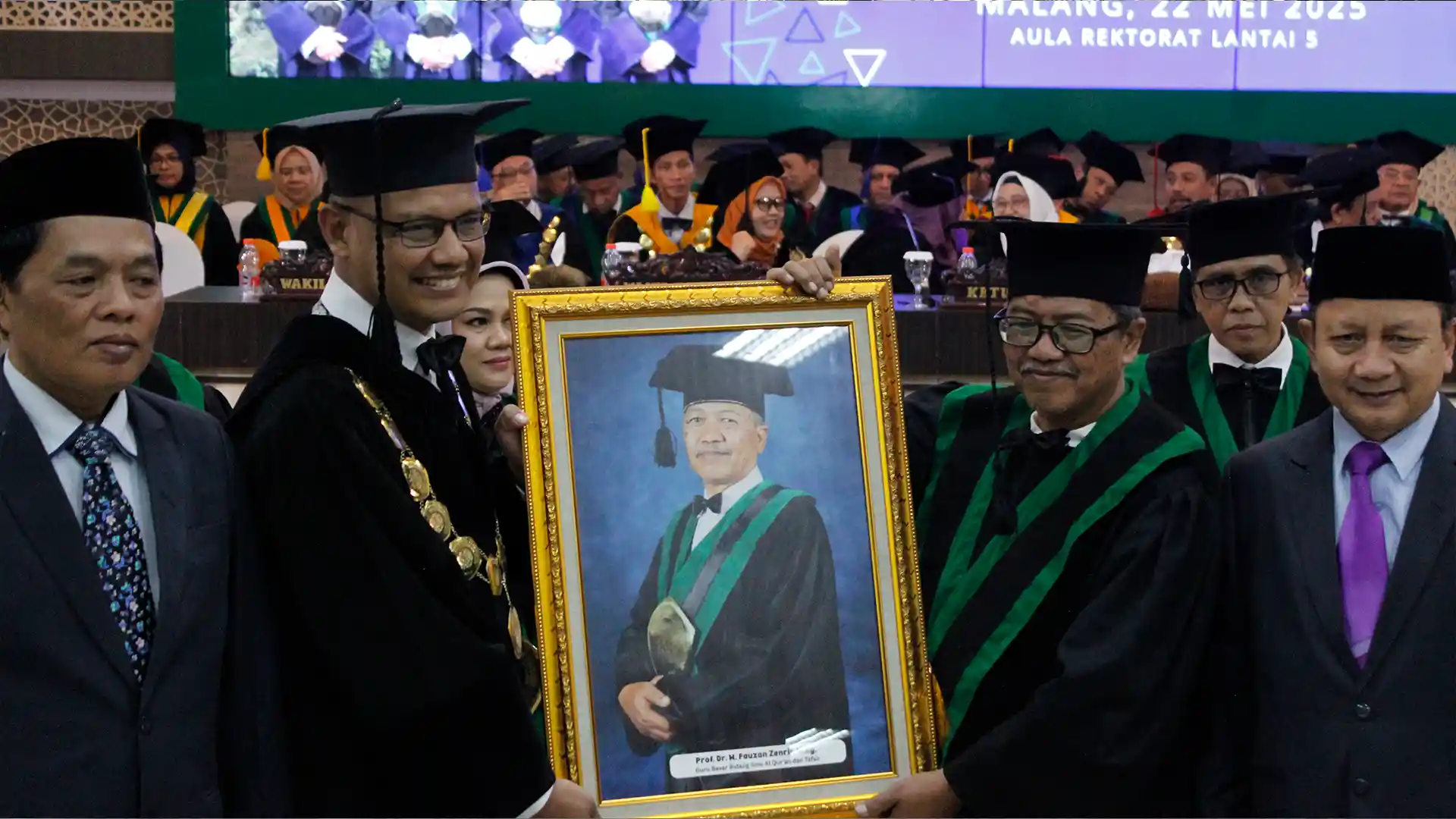 Resepsi Pengukuhan Guru Besar Prof Fauzan Zenrif UIN Malang