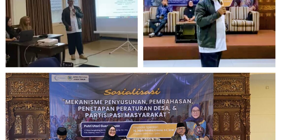 Sosialisasi Mekanisme Penyusunan Perdes, Bunda Hj. Jajuk Rendra Kresna Tekankan Partisipasi Masyarakat