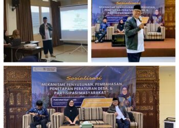 Sosialisasi Mekanisme Penyusunan Perdes, Bunda Hj. Jajuk Rendra Kresna Tekankan Partisipasi Masyarakat